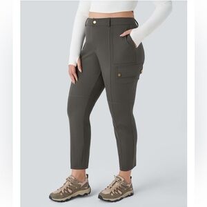 HALARA Olive Green Daystretch High Waist Cargo Hiking Pants NWT